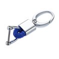 thumbnail image 1 of Coche Llavero Universal Llavero Porta C Hebilla Plateado Tono Azul Unique Bargains llaveros automotrices, 1 of 7