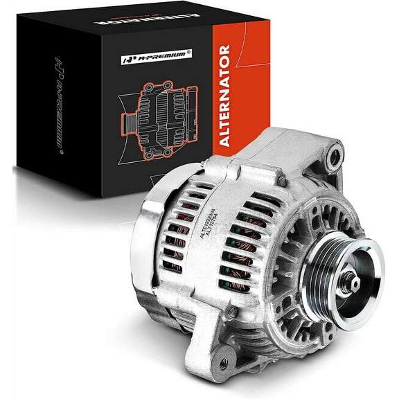 A-Premium Alternator Compatible with Toyota Camry 1997 1998 1999 2000 2001 L4 2.2L, Solara 1999 2000 2001 L4 2.2L, 80A 12V CW 5-Groove Pulley, Replace# 1012119510 1012119580 9661219951 2706003060