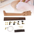 thumbnail image 1 of Ukulele Neck Making Kit, Easy Assembly Rosewood Fretboard Orguman Ukulele Neck Kit  for Home, 1 of 7