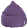 thumbnail image 4 of Easy Collection Contemporary Polyester Microfiber Upholstered Bean Bag Chair, Multiple Colors, 4 of 5
