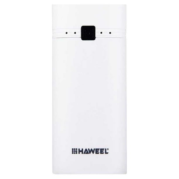 Methold Shell Pantalla LCD Caja de Estuches portátiles con protección USB Deportes Senderismo Camping Viajes al aire Baterías de general Blanco