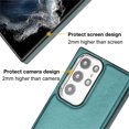 thumbnail image 2 of Jiahe Cover for Samsung Galaxy S22 Ultra, Lightweight PU Leather Case，Hybrid Shockproof Premium Leather Materia Anti-Scratch Protection Cover Case, green, 2 of 5