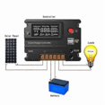 thumbnail image 3 of Solar Controller 20a Mppt 12v Pv Solar Panel Battery Charger Regulator Lcd Display, 3 of 5