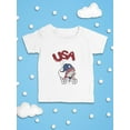 thumbnail image 3 of Usa Gnome W Balloons T-Shirt Infant -Image by Shutterstock,  6 Months, 3 of 4