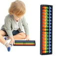 thumbnail image 4 of WOCACHI Rainbow Colored Plastic Abacus for Kids - Educational Toy for Math Learning, Fine Motor Skills Development, and Early Childhood Development-7, 9, 11, 13, 15 ,17Columns, 4 of 6