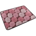 thumbnail image 3 of Pink Dahlia Pinnata Flowers Doormats Bathroom Floor Mat Lightweight Non-Slip Area Rugs Entrance Front Door Rug for Outdoor Garden Kitchen Bedroom 23.6" x 15.7" Home Decor, 3 of 7
