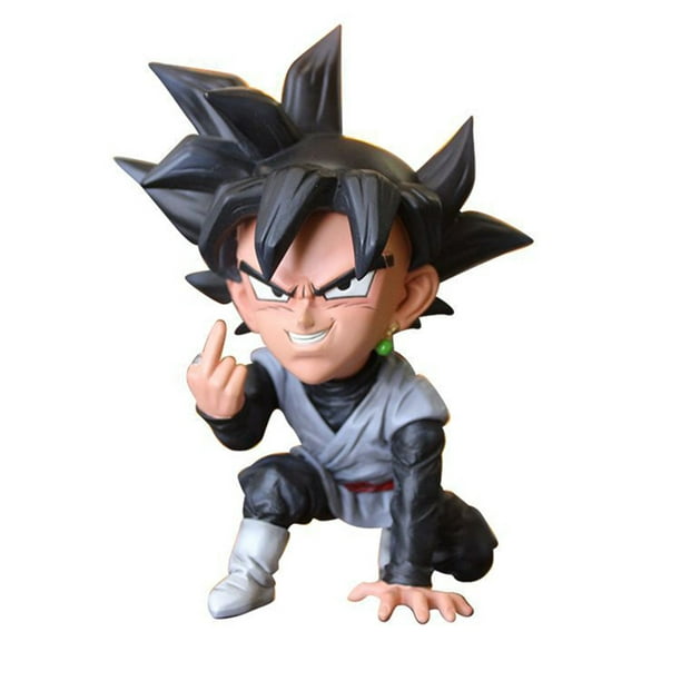  Chiue Dragon Figuras de acción Goku Black Zamasu PVC Modelo Anime Figurita Juguetes Regalos de cumpleaños para niños,.  