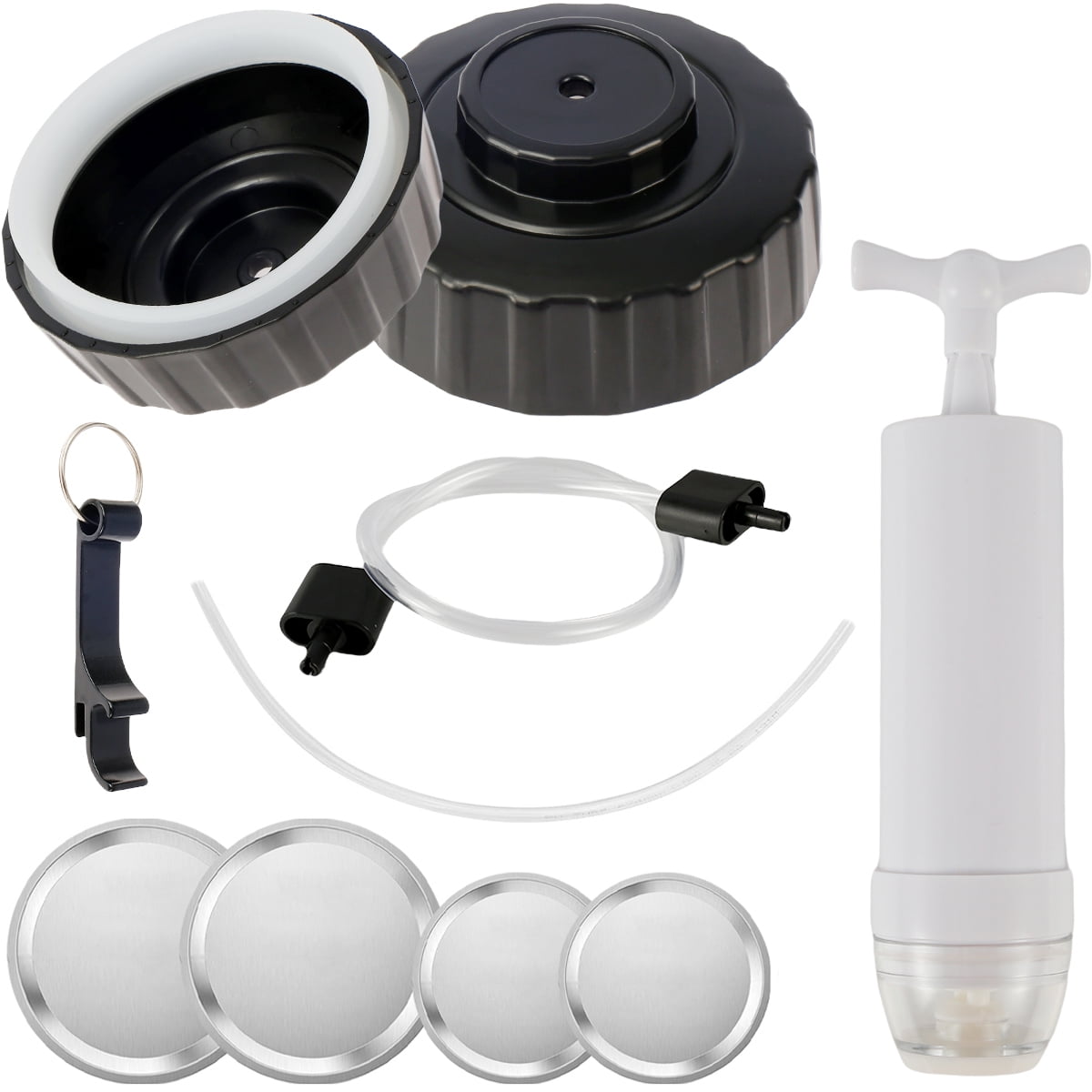 Mason Jar Vacuum Sealer Universal Vacuum Sealer Kit with Manual Vacuum