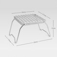 thumbnail image 4 of Termos para agua Camping Soporte de malla plegable de acero inoxidable para mochileros, estufa de Camping, parrilla para barbacoa, 4 of 5