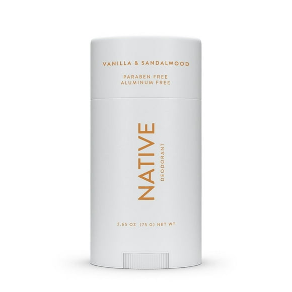 Native Natural Deodorant, Vanilla & Sandalwood, Aluminum Free, 75g