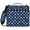 Cute Blue Flowers, variant on Zipper Binder with Shoulder Strap 2 inch 3 Ring Waterproof File Folder Organizer Bag 500 Sheet Cute Floral Pastel