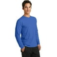 thumbnail image 4 of Port Company Long Sleeve Performance Blend Tee-3XL (True Royal), 4 of 6