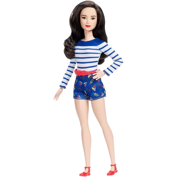 Barbie Fashionistas Doll Nice In Nautical , Petite Body, Asian