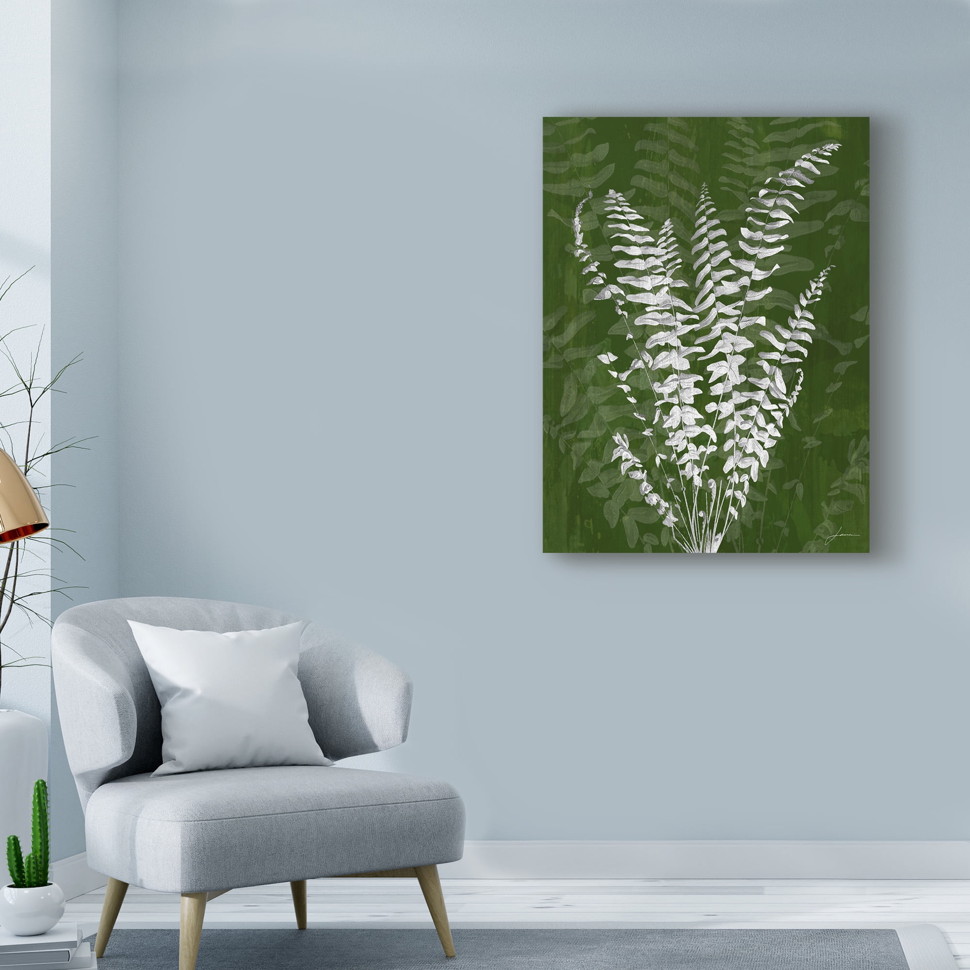 Trademark Fine Art 'Jewel Ferns I' Canvas Art by James Burghardt