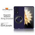 thumbnail image 1 of Funda de teléfono plegable con absorción magnética de fibra de carbono adecuada para Honor Magic V2, delgada y liviana, 1 of 4