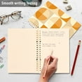 thumbnail image 4 of FORMRS 1-Subject Spiral Notebook 8" x 5" College Ruled 60 Refillable Sheet A5 Hard Cover, Geometric Circles, 4 of 7