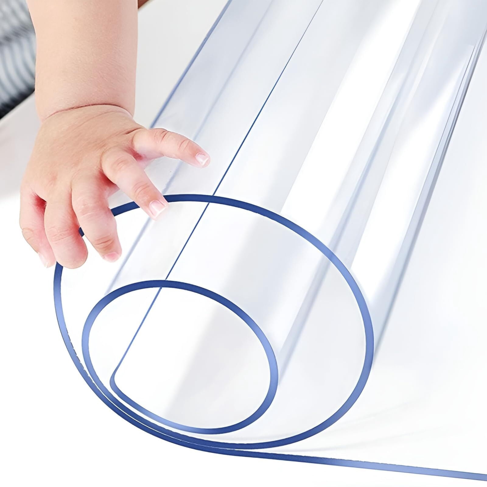1.5mm Mantel Individual de PVC Transparente, Resistente al Agua y al ...