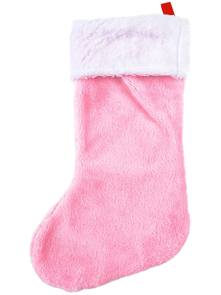 Christmas Pink Plush Faux Fur Trim 16