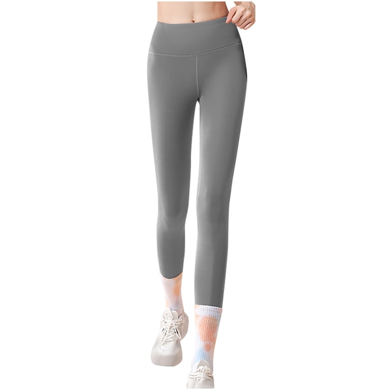 Maoxin Leggings for Women's Long Solid Color Hip Lift Fitness High