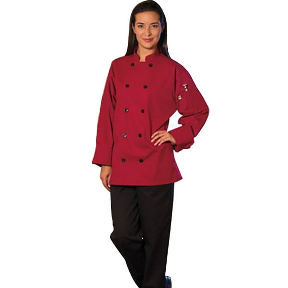 0405-1905 Moroccan Chef Coat in Red - Xlarge