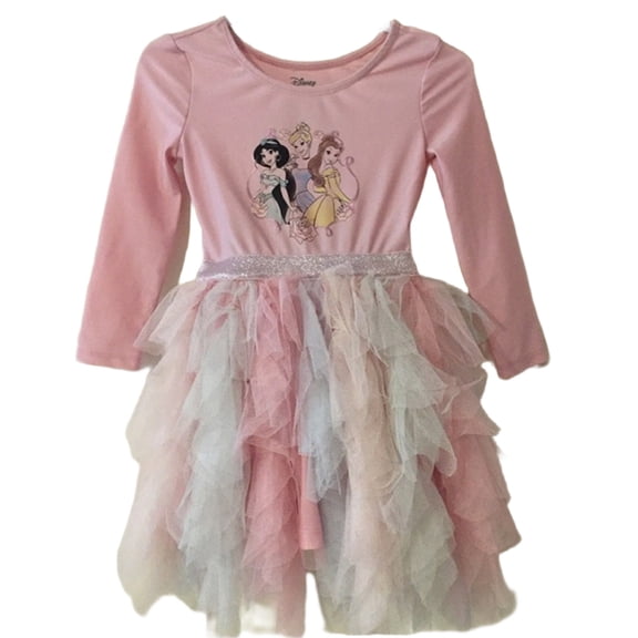Disney Princess Pink Printed Toddler Girls Tutu Dress (2T)