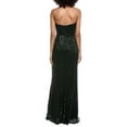 thumbnail image 2 of Badgley Mischka womens  Mermaid Gown, 4, Green, 2 of 3