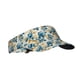 thumbnail image 1 of Fotbe Vintage Blue Flowers Visera Deportiva con Diseño, Gorra Abierta Ajustable de Algodón para Mujer y Hombre, 1 of 7
