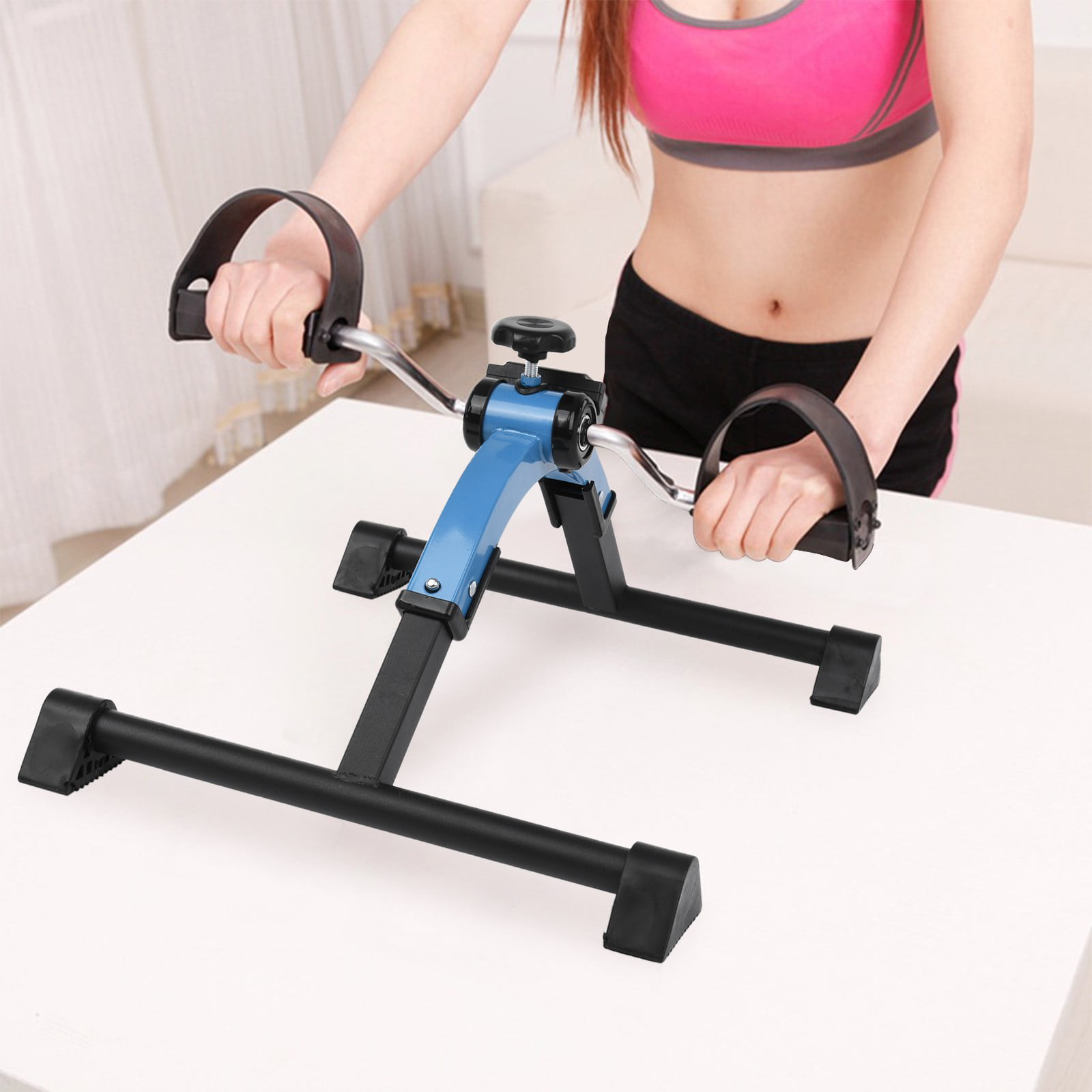 Details about   With Digital Device Multi Level Resistance CanExercise Muscle Mini Fitness Pedal 