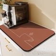 thumbnail image 3 of Coffee Bar Mat Accessories for Countertop Absorbent Hide Stain Rubber Backed Dish Drying Mats for Kitchen Counter Draining Pad Decor Gift Fit Under Coffee Maker Coffee Pot Espresso Machine (24x16in), 3 of 6