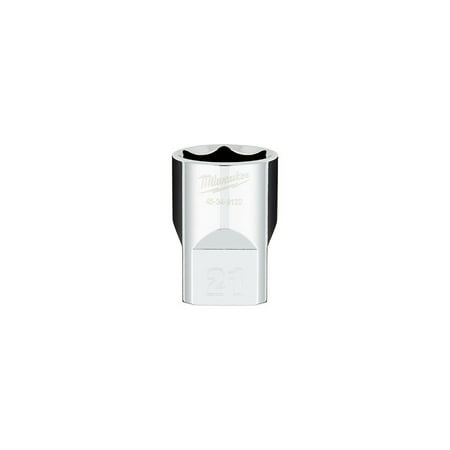 

Milwaukee-45-34-9122 1/2 in. Drive 21MM Metric 6-Point Socket with FOUR FLAT Sides