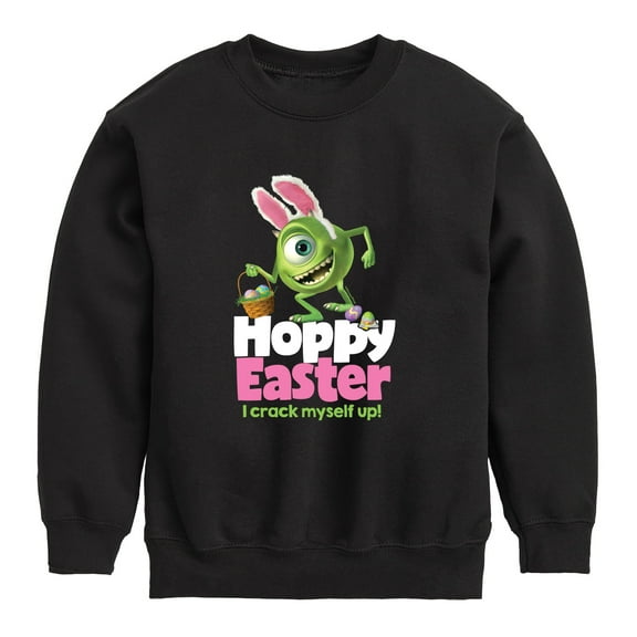 Monsters Inc - Hoppy Easter Mike - Toddler And Youth Crewneck Fleece Sweatshirt
