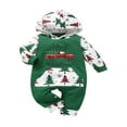 thumbnail image 1 of Combinaison Imprimée de Noël Unisexe pour Bébé à Manches Longues avec Capuchon, 1 of 8
