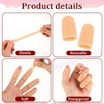 thumbnail image 5 of 20 Protectores de Dedos de Silicona de Color Beige, Vendaje para el Pulgar, Puntas de Goma para los Dedos, Protector para el Pulgar, 5 of 5
