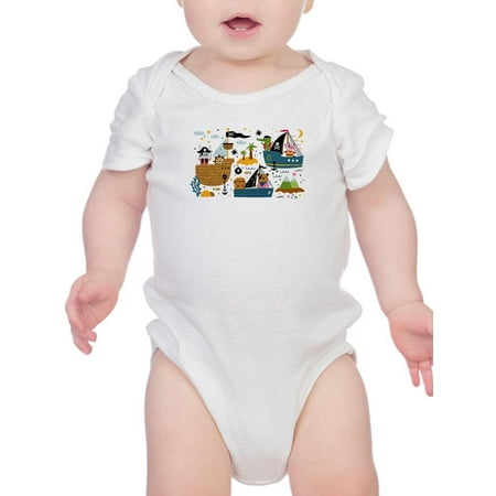 

Cute Baby Animals Boats Bodysuit Infant -Image by Shutterstock 18 Months