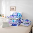 thumbnail image 5 of Homewish Hippie Western Wolf Bedding Comforter Set 7 Pieces for Teen, Cartoon Mystic Animal Full Bedding Set, Boho Dreamcatcher Reversible Fitted Sheet Flat Sheet, Lightweight Room Decor, 5 of 7