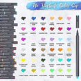 thumbnail image 4 of Ensemble de 36 Stylos Planificateur de Journal, Stylos Colorés Pointe Fine Marqueurs Pointe Fine Dessin, Poreux, 4 of 4