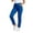 Blue, variant on Womens Ankle Pants High Waist Stretch Straight Leg Pull On Pant Business Work Gym Casual Straight Leggings