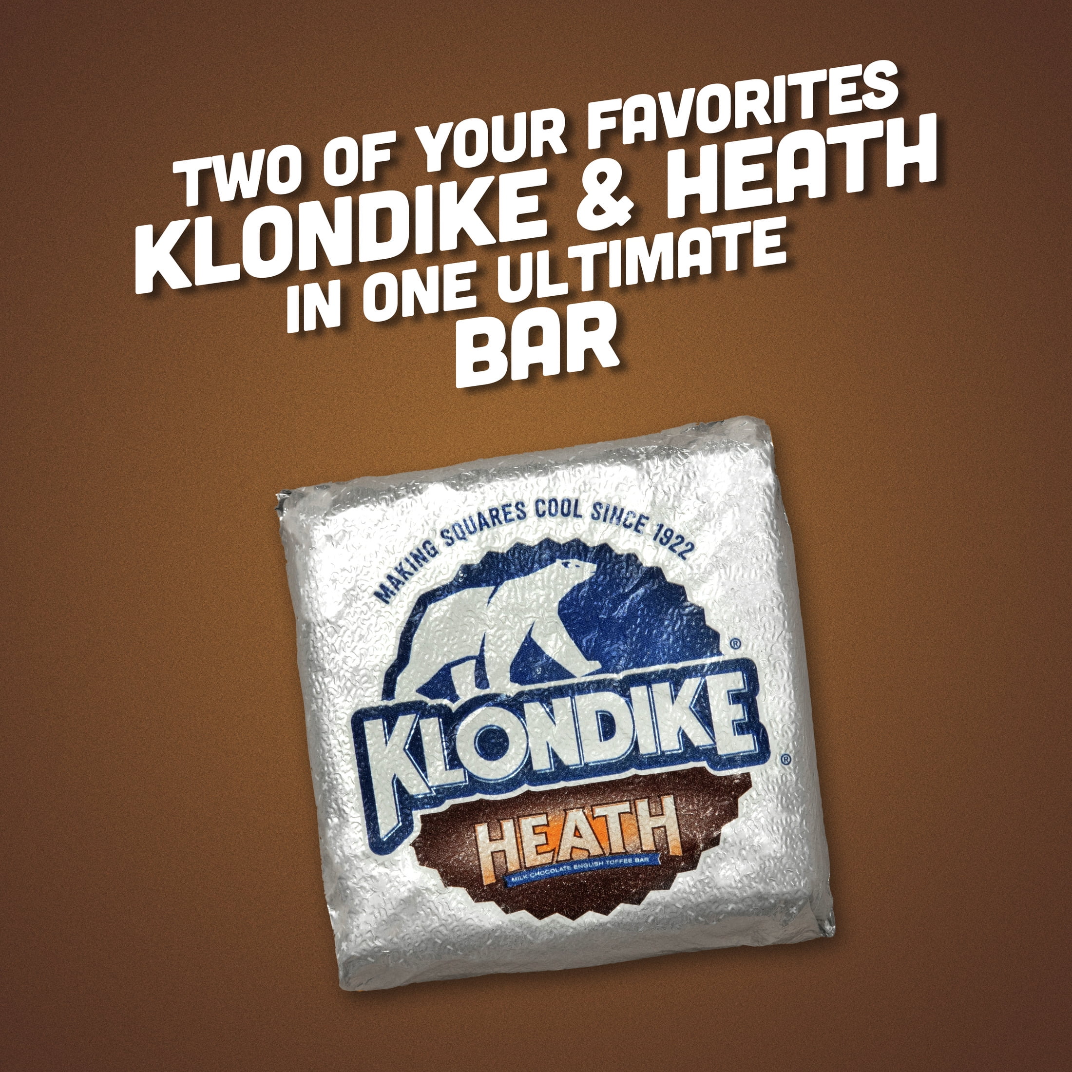 Klondike Heath Ice Cream Sandwiches Frozen Dessert Bars, 6 Count