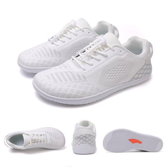 UDAUDU Walking Shoes Women Orthopedic 2026 Comfortable Lace-up Sneakers Arch Support Breathable Non Slip Slip On Tennis Running Shoes White US 8
