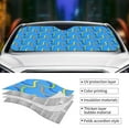 thumbnail image 4 of Kdxio Colorful Snake Print Front Windshield Sun Shade,Folding Auto Sunshade for Car Truck SUV-, 4 of 7