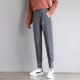 thumbnail image 2 of Pantalones deportivos de terciopelo, pantalones de mujer, puntera suelta, otoño/invierno, pantalones casuales largos Harlan ajustados, 2 of 6
