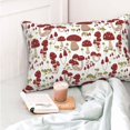 thumbnail image 6 of Kll Mushroom Pillow Covers Envelope Closure,Super Soft And Cozy Fuzzy Fleece Pillow Case Cover 16"X24", 6 of 9