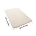 thumbnail image 3 of Bath Mat Bathroom Rug, Absorbent Fleece Floor Mat Non Slip Shower Toilet Room Rug for Sink Area Bathroom Decor, 23.62 x 15.75 in, Beige, 3 of 6