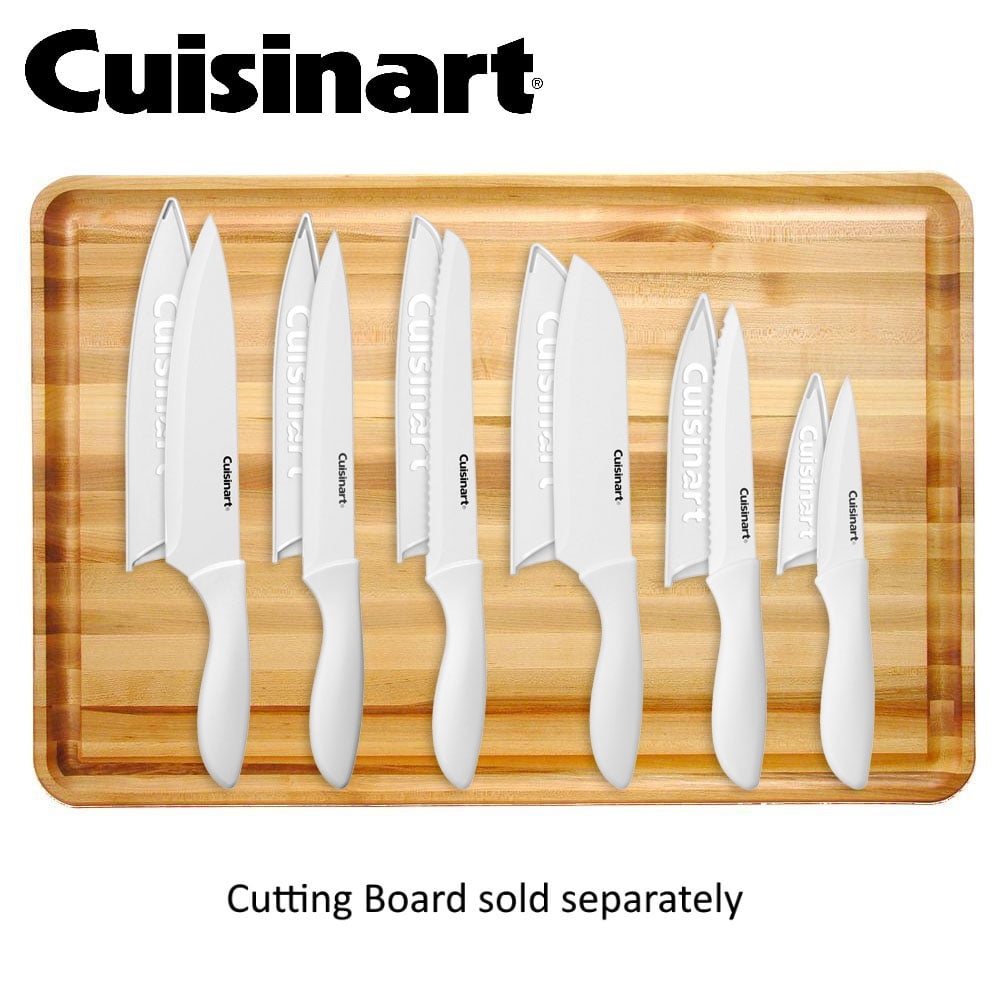 Cuisinart Advantage 12 Piece Knife Set with Blade Guards Nautical Colors