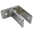 thumbnail image 2 of TP15250-B Chrome Plated Die Cast Zamac Pilaster Pack for 1 in. Post, 2 One-Ear Brackets and One Way Fasteners, 2 of 3