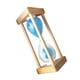 thumbnail image 1 of Mini reloj de arena con marco de madera para cepillo de dientes, temporizador de huevo de vidrio - / 90 segundos / 1, 1 of 9