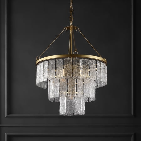 Safavieh Couture Marjory 4-Light 3-Tier Glam Gold Chandelier