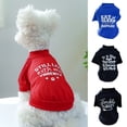 thumbnail image 5 of Dog Clothes - Summer Outdoor Breathable Pet T-Shirt - Letter Printing Traveling Dog Comfortable Pullover Shirt - Small Pets, 5 of 8