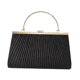 thumbnail image 1 of Bolso de mano de noche para mujer, elegante y portátil, ideal para bodas y fiestas. Negro, 1 of 9