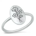 thumbnail image 1 of All in Stock Crafted Daisy Flower Ring Sterling Silver Size 5, 1 of 3